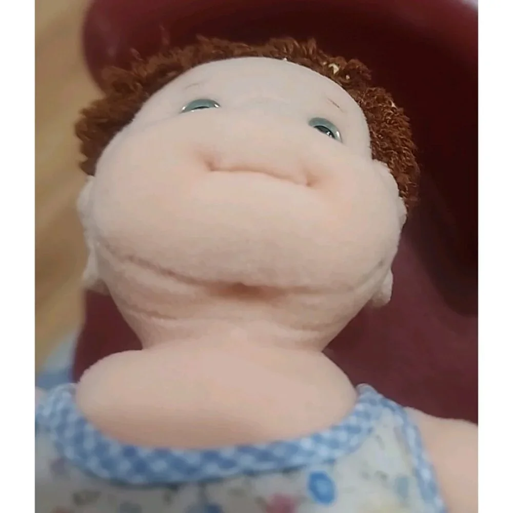 Curly Ty Real Babydoll Beanie Baby Vintage Retired 2000, Ty Gear Dress, Toy Doll
